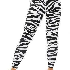 Tipsy Elves Zebra High Waisted Leggings Women