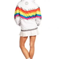 Tipsy Elves Rainbow Pro Windbreaker Jacket - Women's Cut