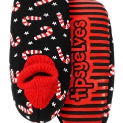 Tipsy Elves Candy Cane Lane Slipper Socks Holidays & Occasions
