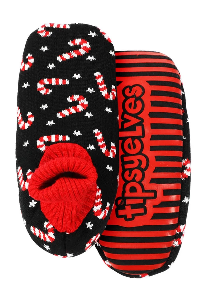 Tipsy Elves Candy Cane Lane Slipper Socks Holidays & Occasions