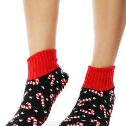 Tipsy Elves Candy Cane Lane Slipper Socks Holidays & Occasions