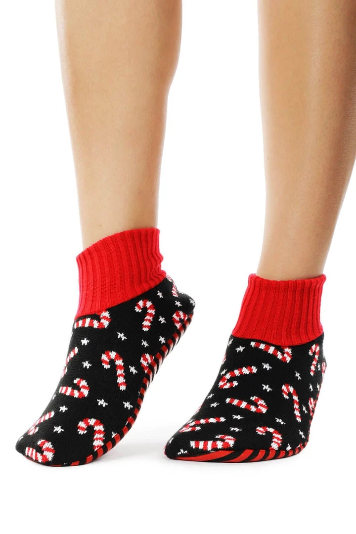Tipsy Elves Candy Cane Lane Slipper Socks Holidays & Occasions