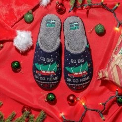 Tipsy Elves Men's Go Big Or Go Home Reef Slippers