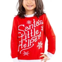 Tipsy Elves Kids & Baby Boy's / Girl's Santa's Little Helper Ugly Christmas Sweater