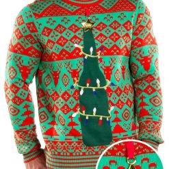 Tipsy Elves Men's Bottle Opener Ugly Christmas Sweater