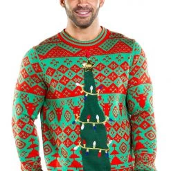 Tipsy Elves Men's Bottle Opener Ugly Christmas Sweater