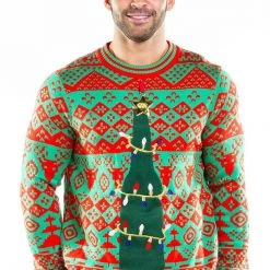 Tipsy Elves Men's Bottle Opener Ugly Christmas Sweater