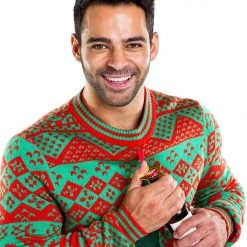 Tipsy Elves Men's Bottle Opener Ugly Christmas Sweater