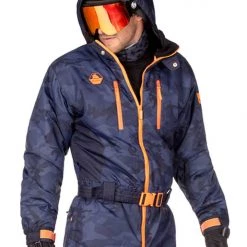 Tipsy Elves Men's Camouflage Freestyler Ski Suit