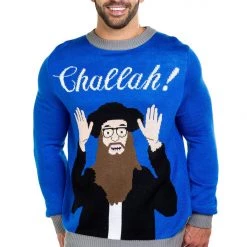 Tipsy Elves Men's Challah Sweater