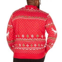 Tipsy Elves Men's Christmas Climax Big And Tall Ugly Christmas Sweater