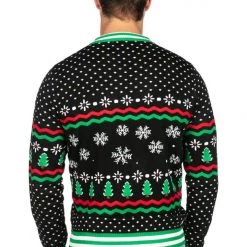 Tipsy Elves Men's Dino Mate Ugly Christmas Sweater