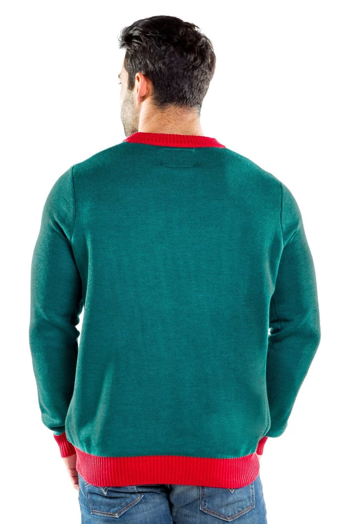 Tipsy Elves Men's Ginger Roid Rage Ugly Christmas Sweater