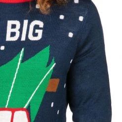 Tipsy Elves Men's Go Big Or Go Home Ugly Christmas Sweater