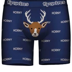 Tipsy Elves Men's Horny Boxer Briefs