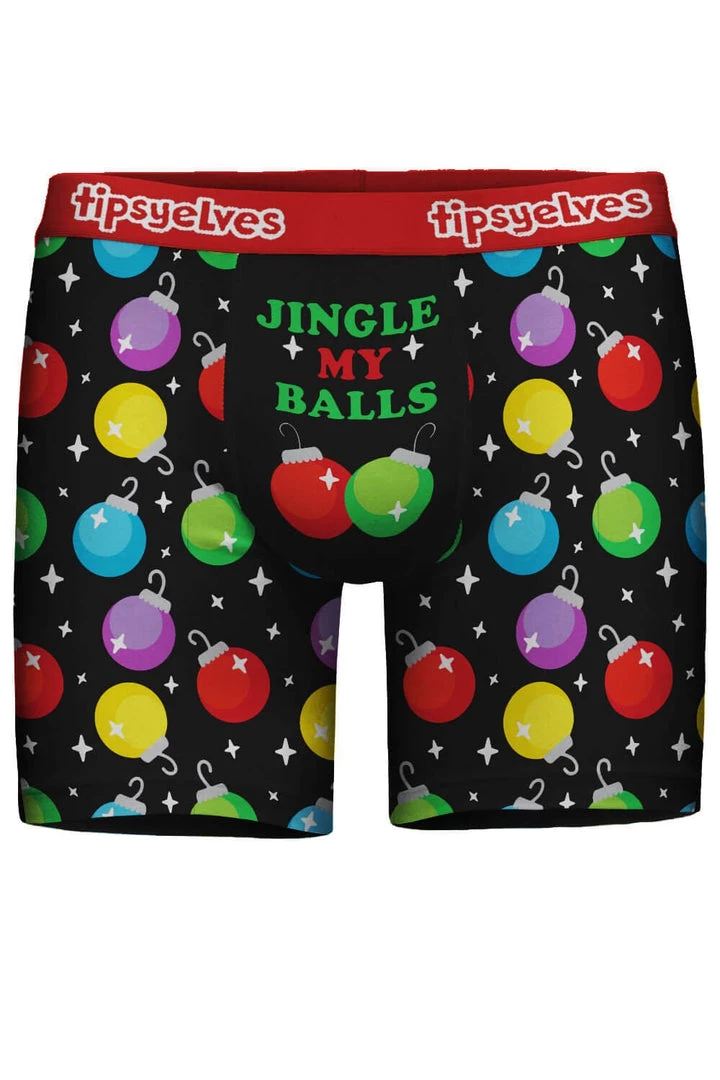 Tipsy Elves Men's Jingle My Balls Boxer Briefs
