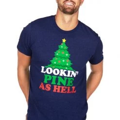 Tipsy Elves Men's Lookin' Pine As Hell Tee