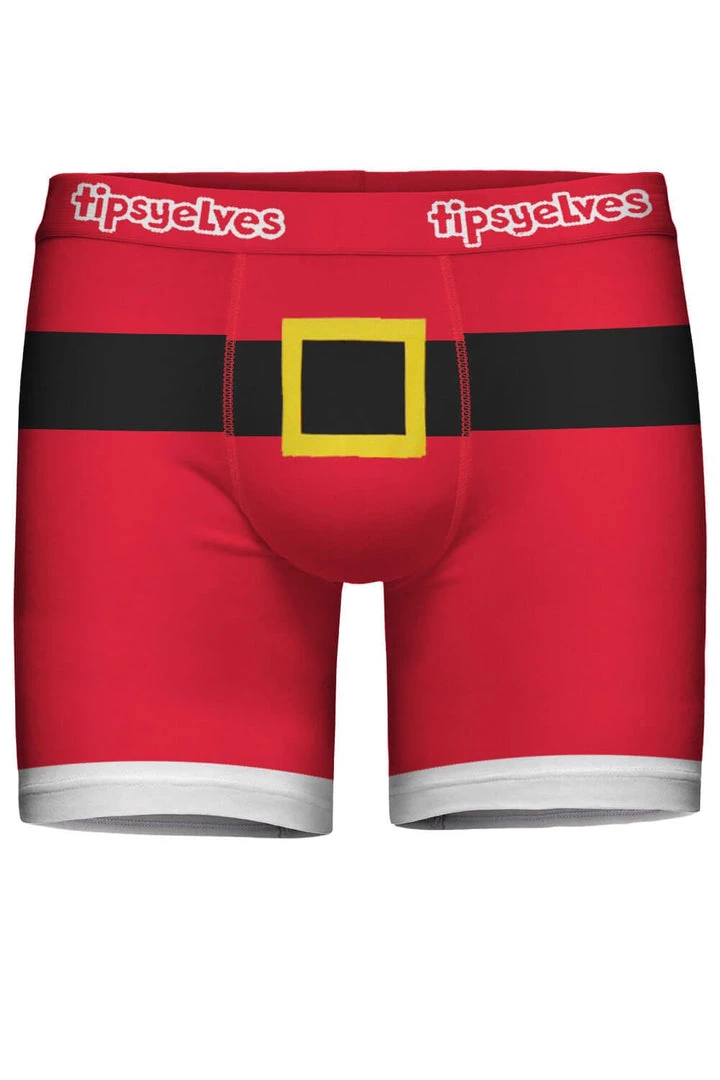 Tipsy Elves Men's Santa Boxer Briefs
