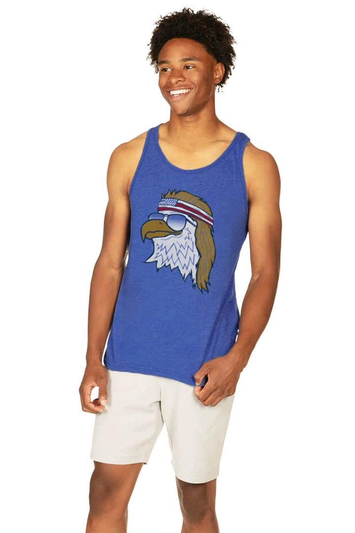 Tipsy Elves Men's Epic Eagle Tank Top Patriotic
