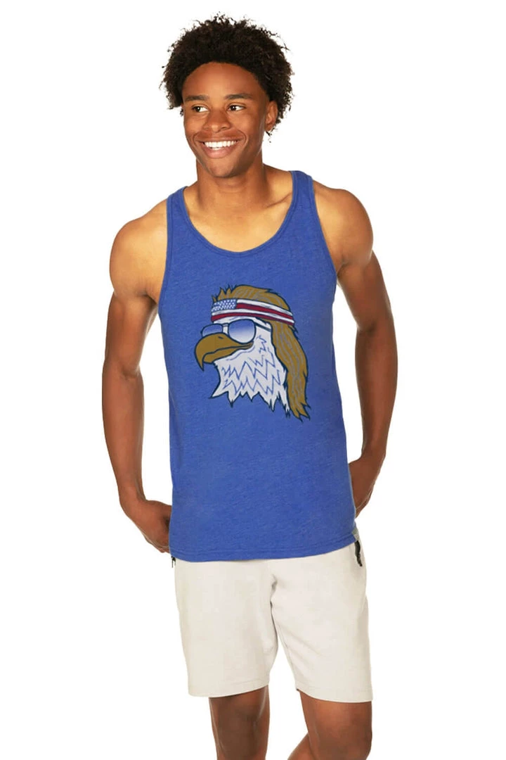 Tipsy Elves Men's Epic Eagle Tank Top Patriotic