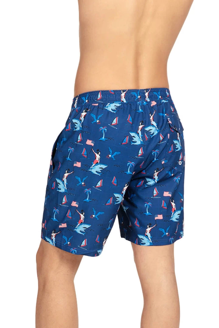 Tipsy Elves Fin Riding Founder Stretch Swim Trunks