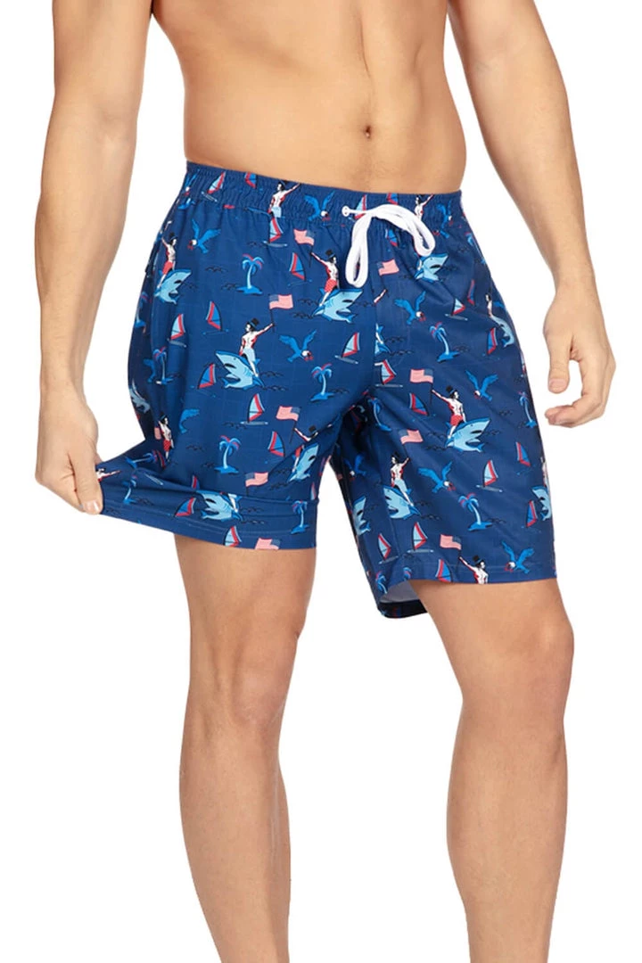 Tipsy Elves Fin Riding Founder Stretch Swim Trunks