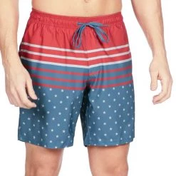 Tipsy Elves Freedom's Calling Stretch Swim Trunks