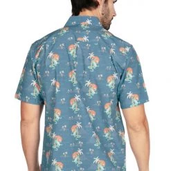 Tipsy Elves Men's Gator Flavor Hawaiian Shirt
