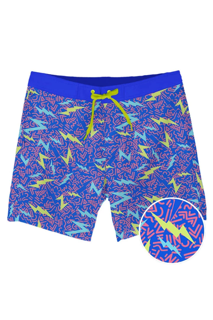 Tipsy Elves Men's Grease Lightning Board Shorts