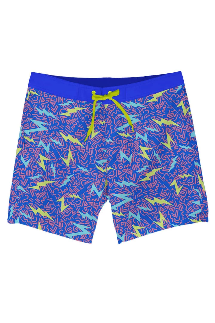 Tipsy Elves Men's Grease Lightning Board Shorts