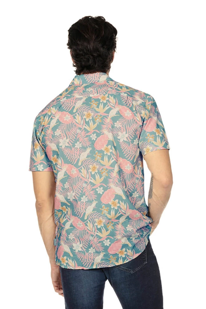 Tipsy Elves Men's Talk Birdie To Me Hawaiian Shirt