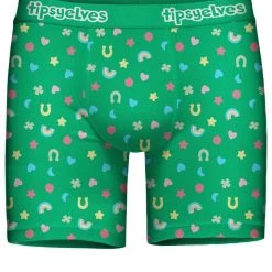 Tipsy Elves Men's Lucky Charmer Boxer Briefs