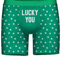 Tipsy Elves Men's Lucky You Boxer Briefs