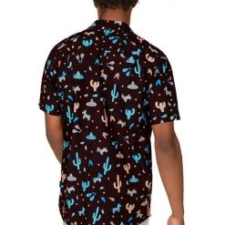 Tipsy Elves Men's Midnight Fiesta Hawaiian Shirt