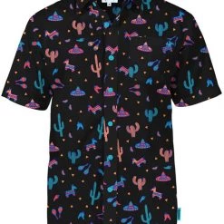 Tipsy Elves Men's Midnight Fiesta Hawaiian Shirt