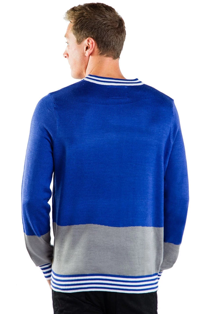 Tipsy Elves Men's Snowman Nose Thief Ugly Christmas Sweater