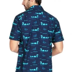Tipsy Elves Men's Nothin' But Nessy Hawaiian Shirt