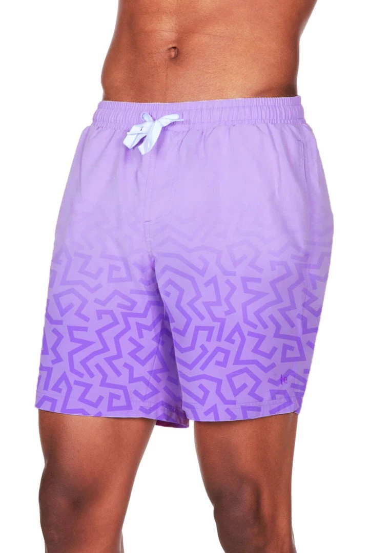 Tipsy Elves Men Funky Freestyle Color Changing Swim Trunks