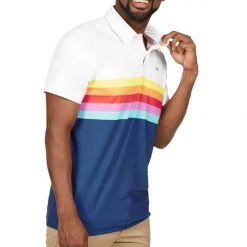 Tipsy Elves Men's Santa Fe Golf Polo