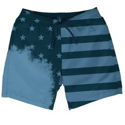 Tipsy Elves American Flag Color Changing Swim Trunks