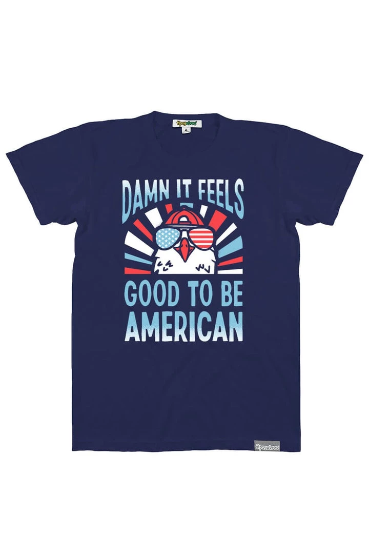 Tipsy Elves Men's Feels Good To Be American Tee