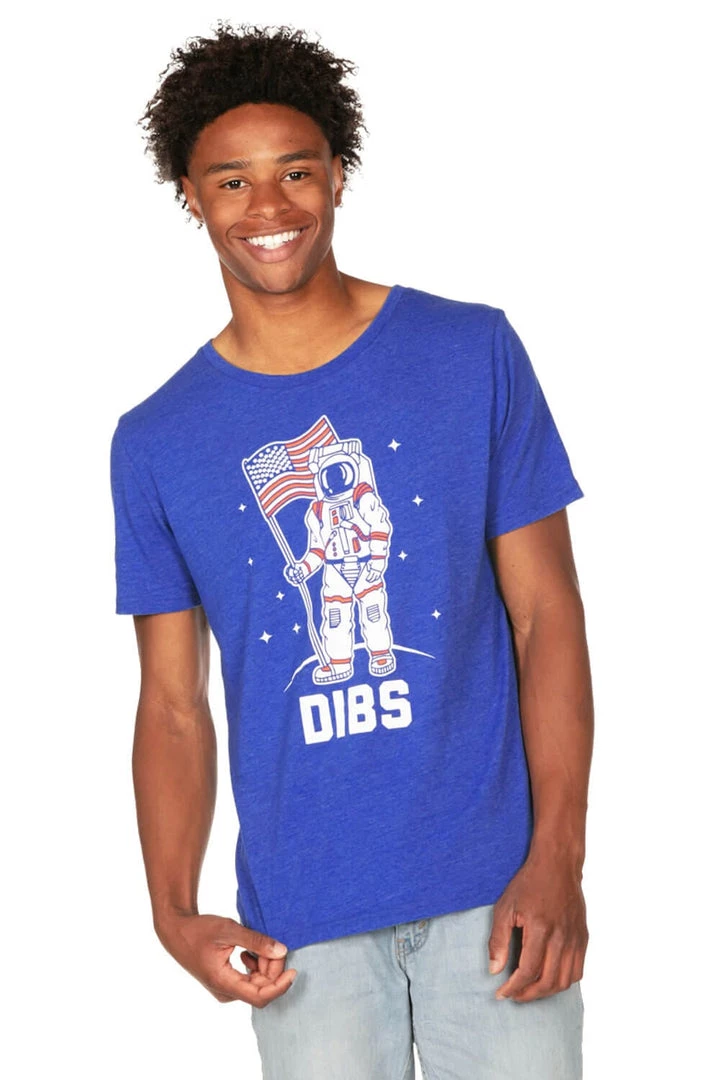 Tipsy Elves Men's Dibs Tee Patriotic