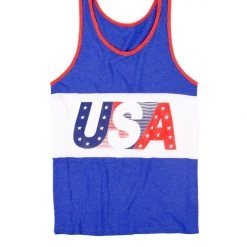 Tipsy Elves Men's USA Tank Top Patriotic