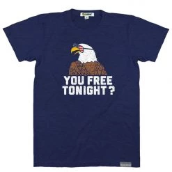 Tipsy Elves Women's You Free Tonight? Oversized Boyfriend Tee