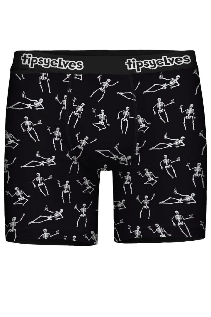 Tipsy Elves Men's Skeleton Boxer Briefs