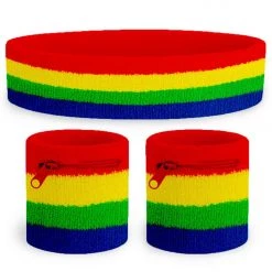 Tipsy Elves Trailblazer Zippered Sweatband Set Pride & LGBTQ+