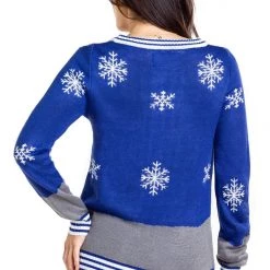 Tipsy Elves Women's Snowman Nose Thief Ugly Christmas Sweater