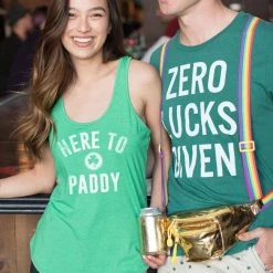 Tipsy Elves Women's Here To Paddy Tank Top