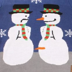 Tipsy Elves Women's Snowman Nose Thief Ugly Christmas Sweater