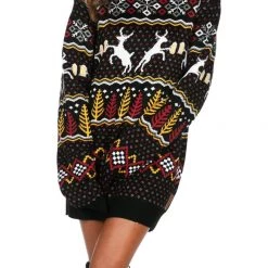 Tipsy Elves Women's Caribrew Oversized Christmas Sweater